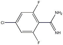 4-chloro-2,6-difluorobenzamidine,,结构式