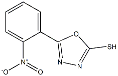 5-(2-NITROPHENYL)-1,3,4-OXADIAZOLE-2-THIOL 结构式