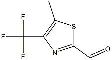 5-methyl-4-(trifluoromethyl)thiazole-2-carbaldehyde,,结构式