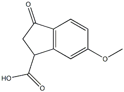 6-methoxy-3-oxo-2,3-dihydro-1H-indene-1-carboxylic acid|