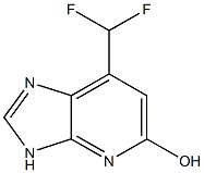 7-(difluoromethyl)-3H-imidazo[4,5-b]pyridin-5-ol Structure