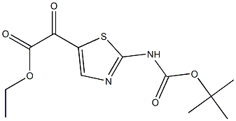 ethyl 2-(2-(tert-butoxycarbonylamino)thiazol-5-yl)-2-oxoacetate