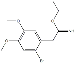 ethyl 2-(2-bromo-4,5-dimethoxyphenyl)acetimidate