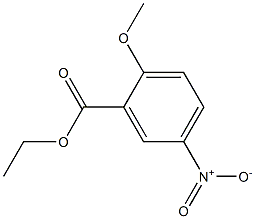 ethyl 2-methoxy-5-nitrobenzoate,,结构式