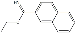 ethyl 2-naphthoimidate Structure