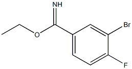  ethyl 3-bromo-4-fluorobenzimidate