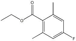 ethyl 4-fluoro-2,6-dimethylbenzoate Structure