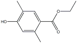 ethyl 4-hydroxy-2,5-dimethylbenzoate Structure