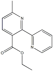 ethyl 6-methyl-2,2'-bipyridine-3-carboxylate 结构式