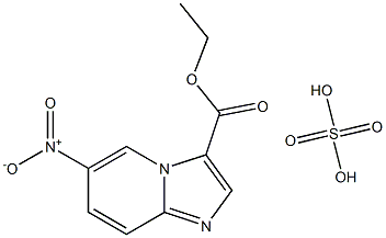 ethyl 6-nitroimidazo[1,2-a]pyridine-3-carboxylate sulfate Structure