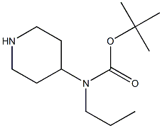 Ethyl-piperidin-4-ylmethyl-carbamic acid tert-butyl ester Structure