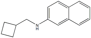 N-(cyclobutylmethyl)naphthalen-2-amine 结构式