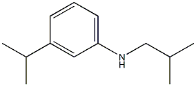 N-isobutyl-3-isopropylbenzenamine Structure