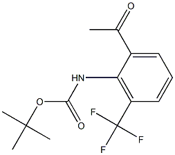 tert-butyl 2-acetyl-6-(trifluoromethyl)phenylcarbamate|