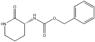 (R)-3-Cbz-aminopiperidin-2-one 结构式