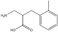 3-amino-2-(2-methylbenzyl)propanoic acid Structure