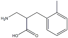 3-amino-2-(2-methylbenzyl)propanoic acid,,结构式