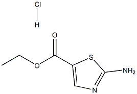 Ethyl 2-amino-1,3-thiazole-5-carboxylate hydrochloride 结构式