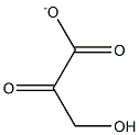 3-hydroxy-2-oxo-propanoate,,结构式