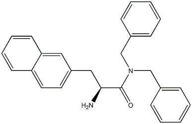 3-(2-Naphthyl)-L-alanine dibenzylamide Structure