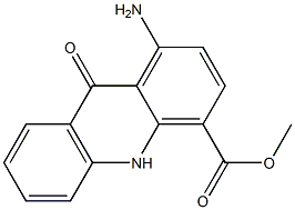 Methyl 1-Amino-9-oxo-4-acridinecarboxylate Structure