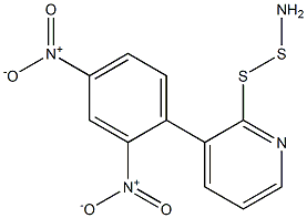 2,4-Dinitrophenyl-pyridinedithioethylamine Structure