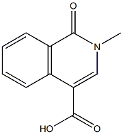 2-Methyl-1-oxo-1,2-dihydroisoquinoline-4-carboxylic acid Struktur