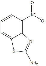 4-Nitro-1,3-benzothiazol-2-amine 结构式