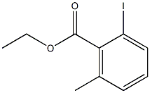 Ethyl 2-iodo-6-methylbenzoate 化学構造式