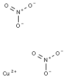 CUPRIC NITRATE CRYSTALS Structure