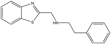 (1,3-benzothiazol-2-ylmethyl)(2-phenylethyl)amine Struktur