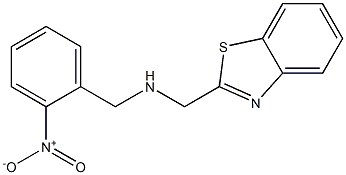 (1,3-benzothiazol-2-ylmethyl)[(2-nitrophenyl)methyl]amine