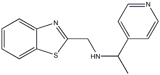 (1,3-benzothiazol-2-ylmethyl)[1-(pyridin-4-yl)ethyl]amine