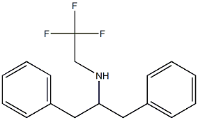 (1,3-diphenylpropan-2-yl)(2,2,2-trifluoroethyl)amine,,结构式