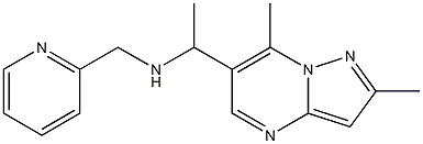  (1-{2,7-dimethylpyrazolo[1,5-a]pyrimidin-6-yl}ethyl)(pyridin-2-ylmethyl)amine