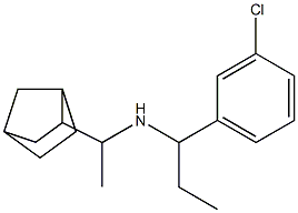 (1-{bicyclo[2.2.1]heptan-2-yl}ethyl)[1-(3-chlorophenyl)propyl]amine