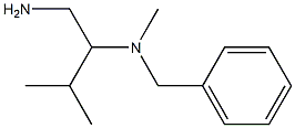 (1-amino-3-methylbutan-2-yl)(benzyl)methylamine 化学構造式