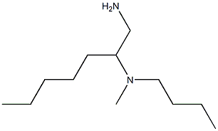 (1-aminoheptan-2-yl)(butyl)methylamine Structure