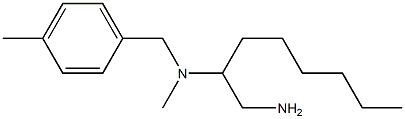 (1-aminooctan-2-yl)(methyl)[(4-methylphenyl)methyl]amine Structure