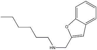 (1-benzofuran-2-ylmethyl)(hexyl)amine|