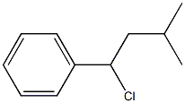 (1-chloro-3-methylbutyl)benzene,,结构式