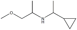(1-cyclopropylethyl)(1-methoxypropan-2-yl)amine,,结构式