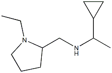 (1-cyclopropylethyl)[(1-ethylpyrrolidin-2-yl)methyl]amine Struktur