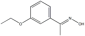 (1E)-1-(3-ethoxyphenyl)ethanone oxime