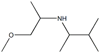(1-methoxypropan-2-yl)(3-methylbutan-2-yl)amine 结构式