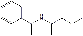 (1-methoxypropan-2-yl)[1-(2-methylphenyl)ethyl]amine Structure