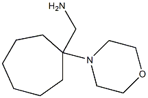 (1-morpholin-4-ylcycloheptyl)methylamine,,结构式