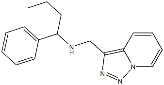(1-phenylbutyl)({[1,2,4]triazolo[3,4-a]pyridin-3-ylmethyl})amine Struktur