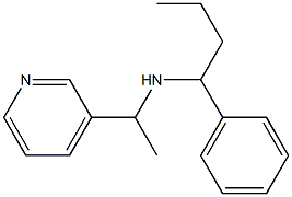 (1-phenylbutyl)[1-(pyridin-3-yl)ethyl]amine|