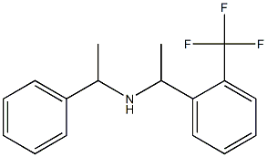 (1-phenylethyl)({1-[2-(trifluoromethyl)phenyl]ethyl})amine 化学構造式